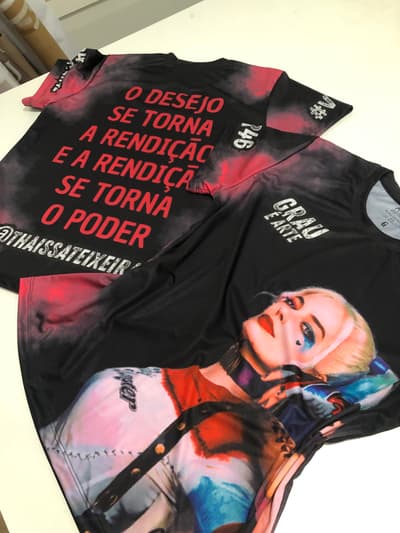 Camisa unissex dryfit liso manga