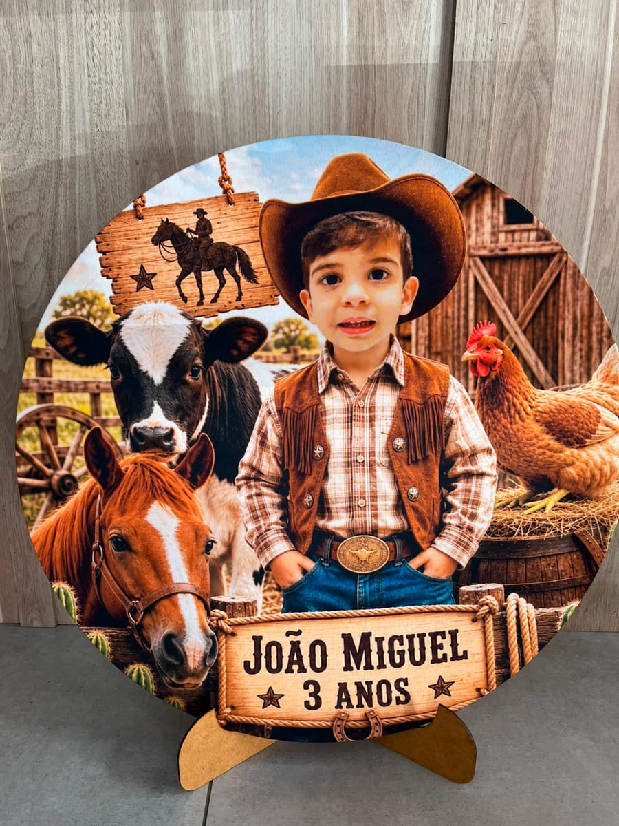 Mini painel personalizado