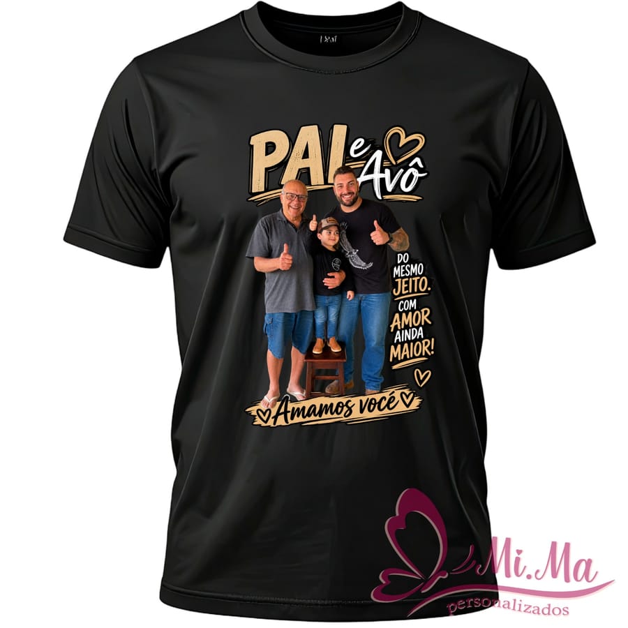 Camisa Algodão Unissex estampa grande na frente